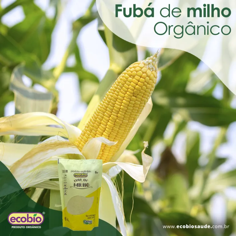 Fubá de milho orgânico